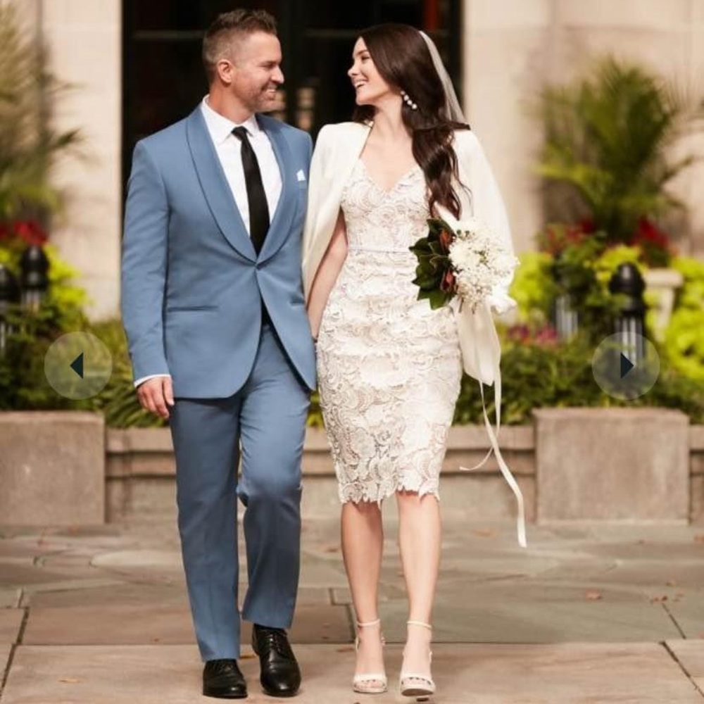 Crocheted Lace Midi Dress
